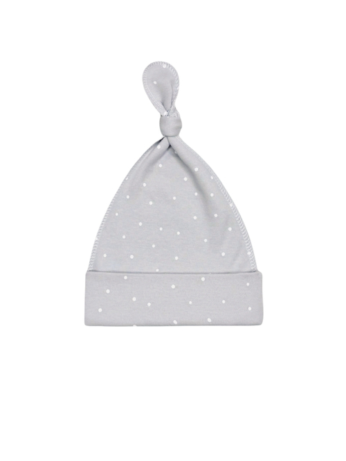 Шапочка-узелок Горошек gray