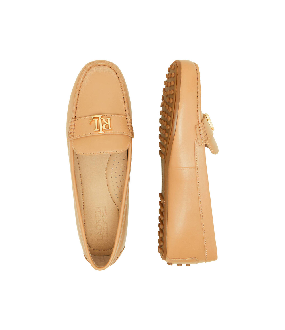 Кожаные мокасины barnsbury LAUREN RALPH LAUREN - светло-коричневый(802852847)