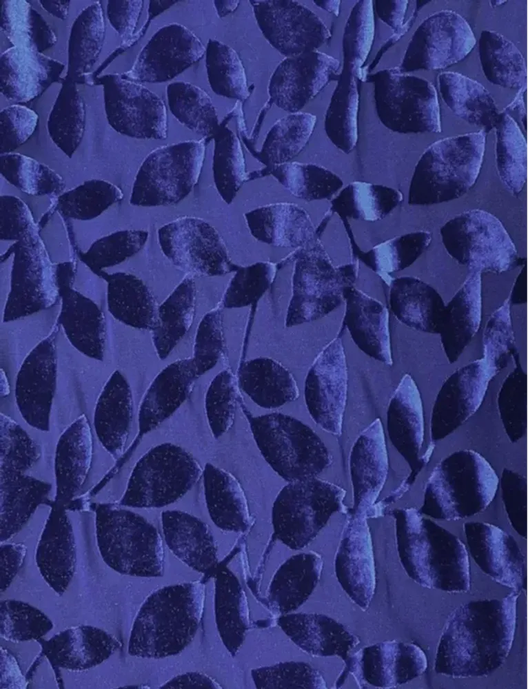 Панбархат стрейч, 90 гр/м2, ПЭ - 95%, Эластан - 5%, ш. 150 см, синий, под заказ