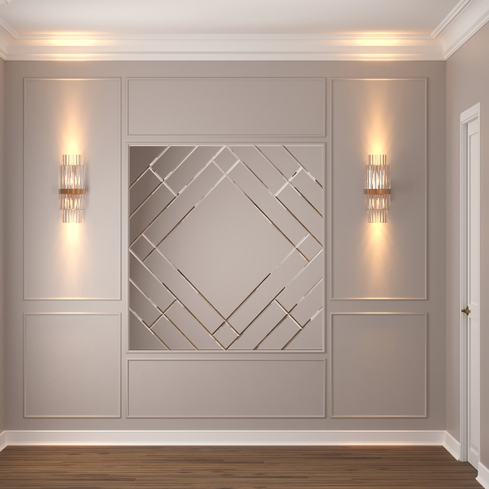 Зеркальное панно Геометрия