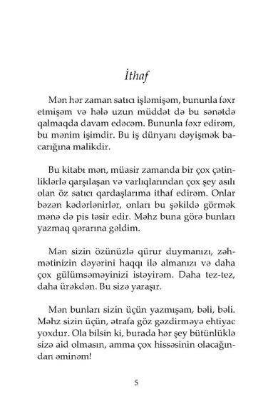 Uğurlu satış üçün 55 məsləhət