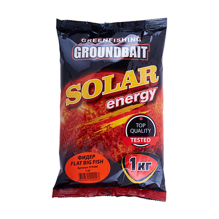 Прикормка GF Solar Energy 1кг Фидер Flat Big Fish