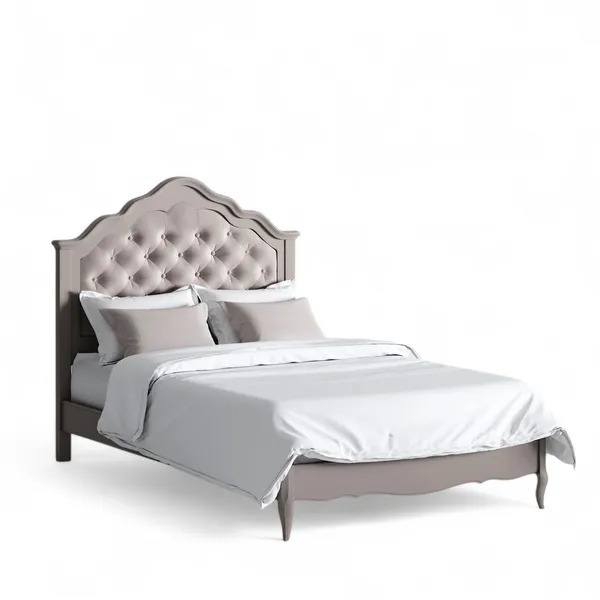 Кровать с мягким изголовьем 120*200