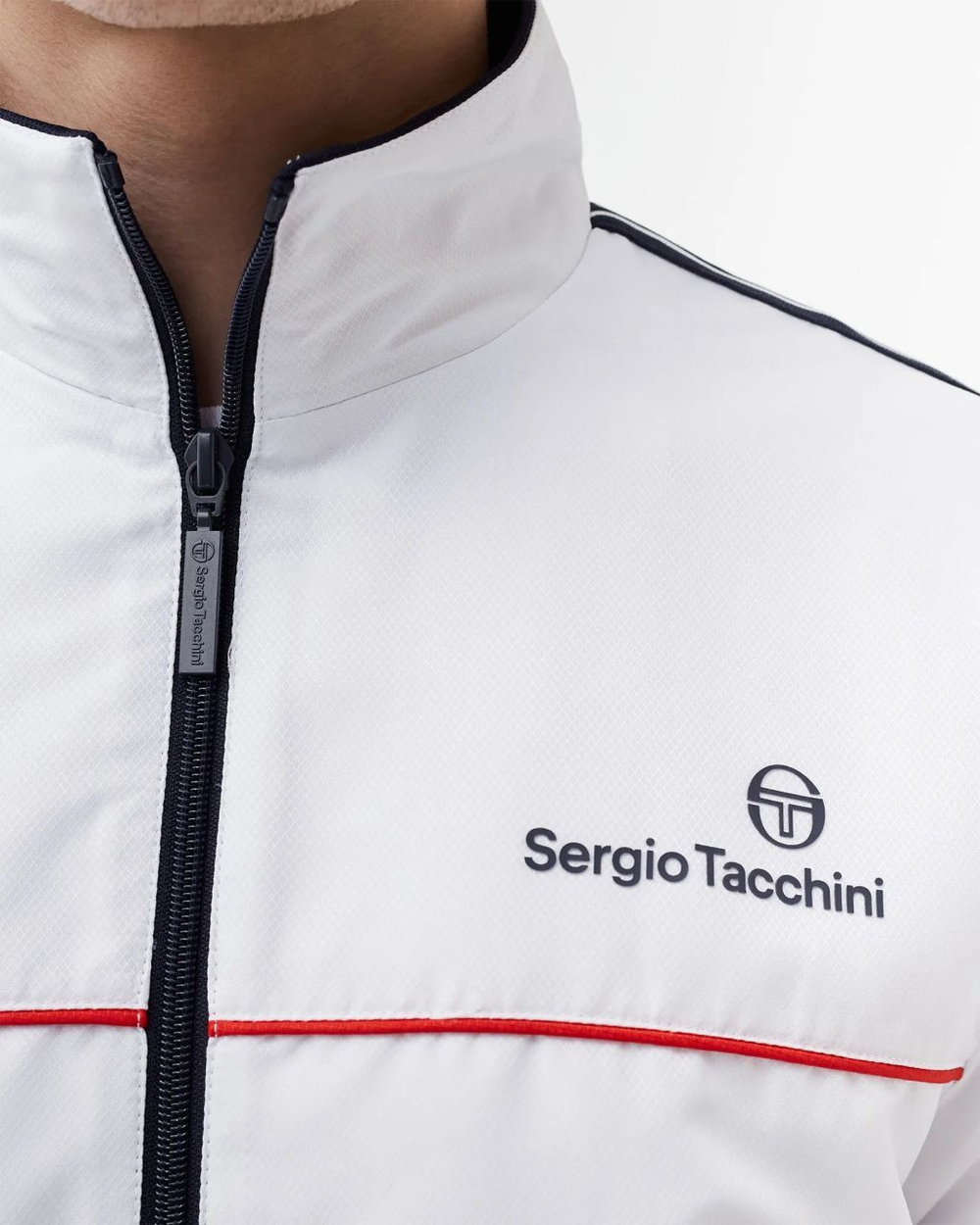 Мужской теннисный костюм Sergio Tacchini Nastro Tracksuit - navy/white