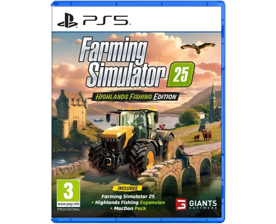 PS5 Farming Simulator 25: Highlands Fishing Edition (Б/У, Русские субтитры, PPSA-27897)