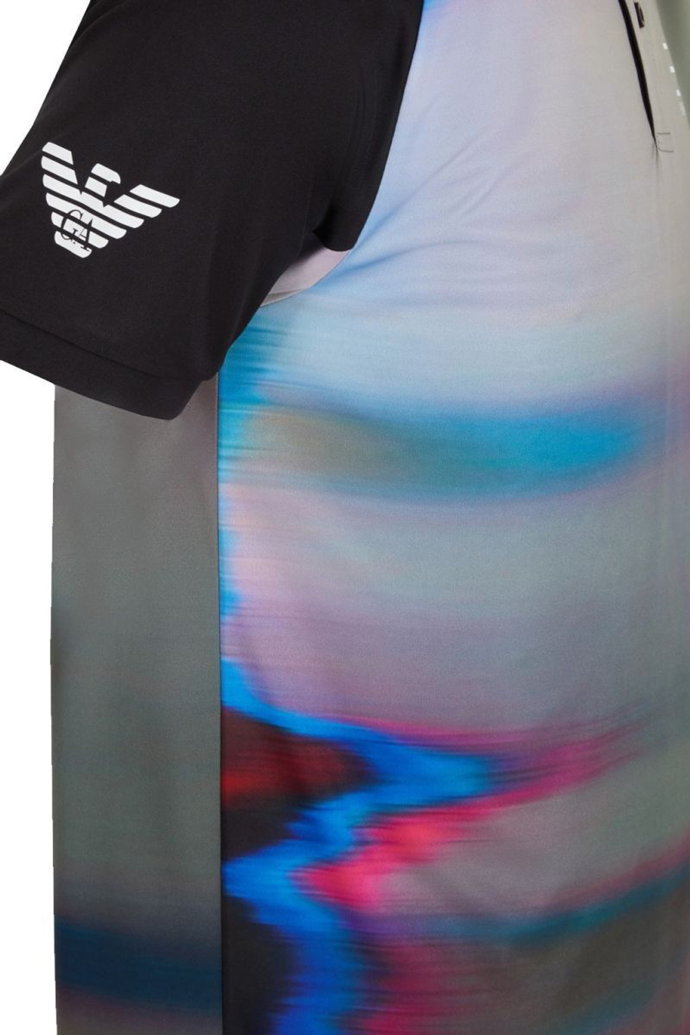 Мужское теннисное поло EA7 Man Jersey Polo Shirt - разноцветный