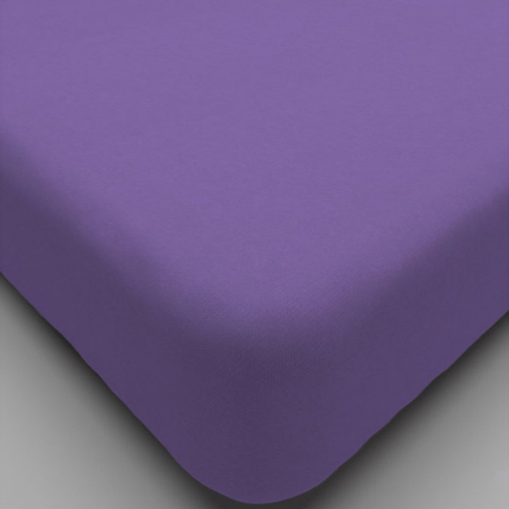 Простыня трик. на резинке 160*200*20 Фиолетовый ТГ