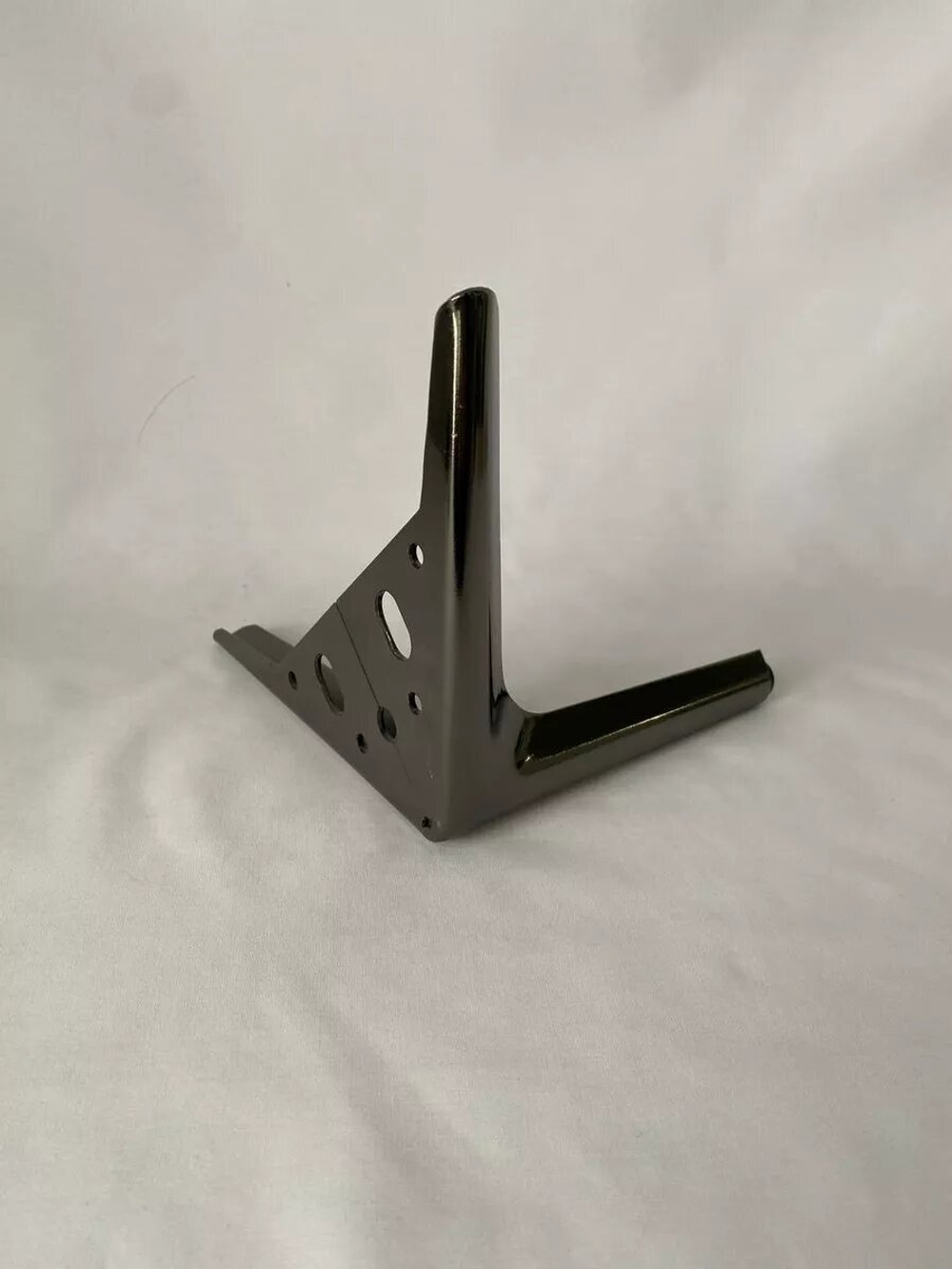 Ножки для мебели "Ласточка" Черный хром 15см, 4 штуки