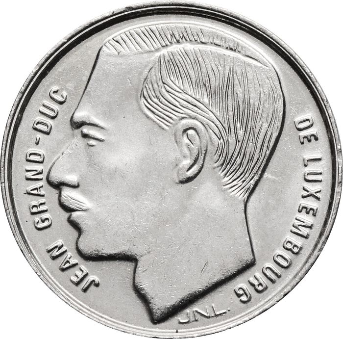 1 франк 1988-1995 Люксембург XF