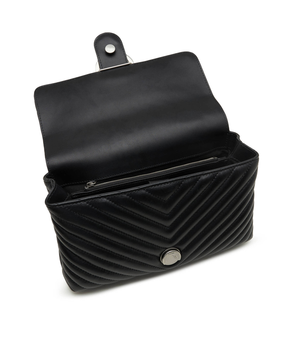 Кожаная сумка-мессенджер love lady puff classic Pinko - черный(100043 A0GK)