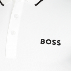 Мужское теннисное поло BOSS Patteo MB 8 Polo Men - White, Black