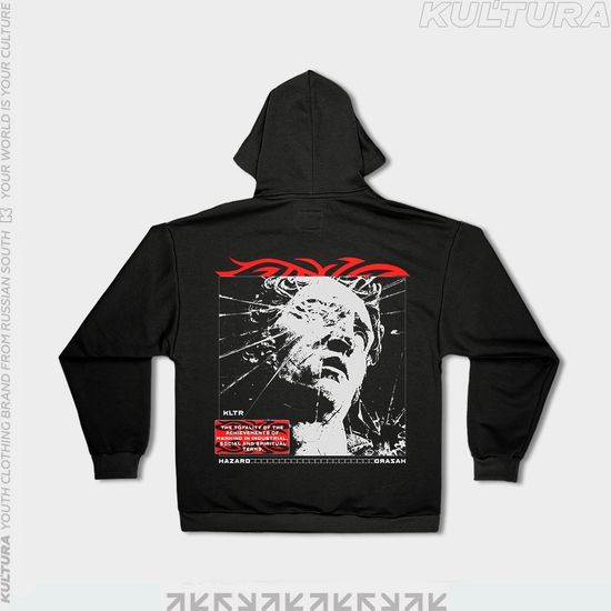 Худи КУЛЬТУРА oversize "Stranger" (черный)