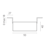 G214607BMOD Светильник DOMINO ROUND под LED модуль/лампу МR16 ЧЁРНЫЙ (214610+214607+214007)