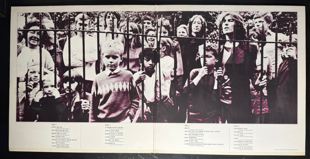 The Beatles ‎– 1962-1966 2LP (Англия 1978г.) Red