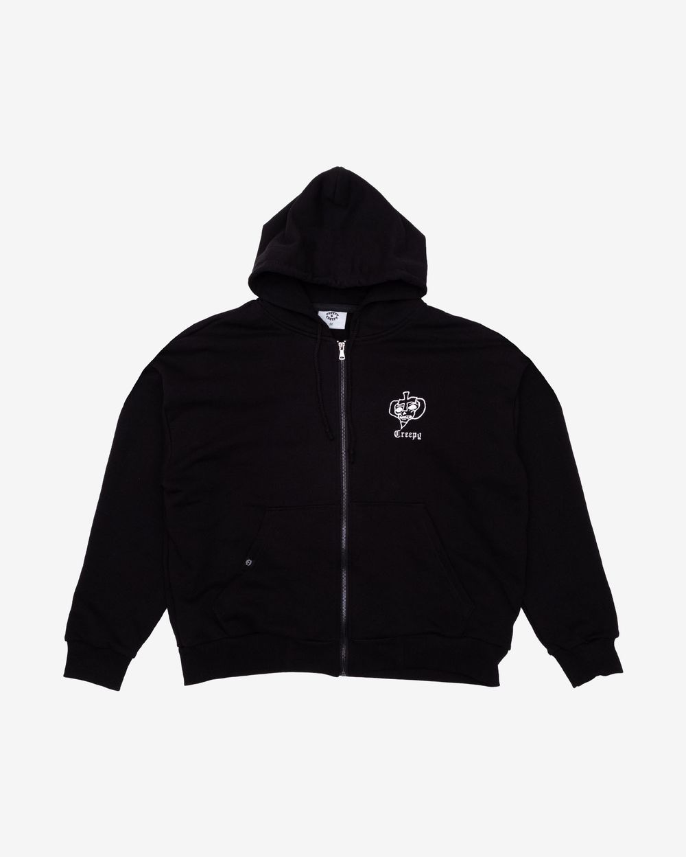 Худи Creepy Clothing Zip Рыцарь черное