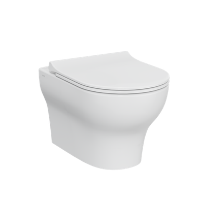 Подвесной Безободковый унитаз Zentrum Round