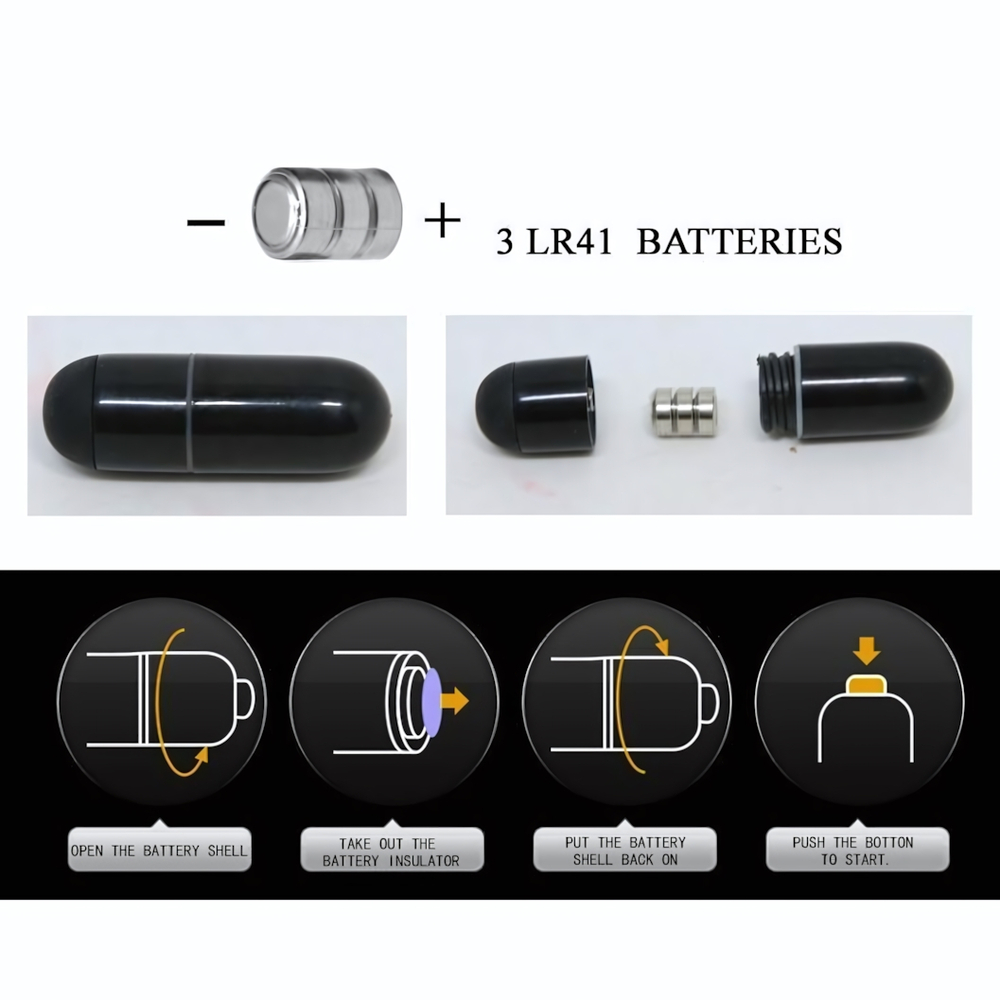 Эрекционное кольцо с клиторальной щеточкой Esther (Цвет: черный)