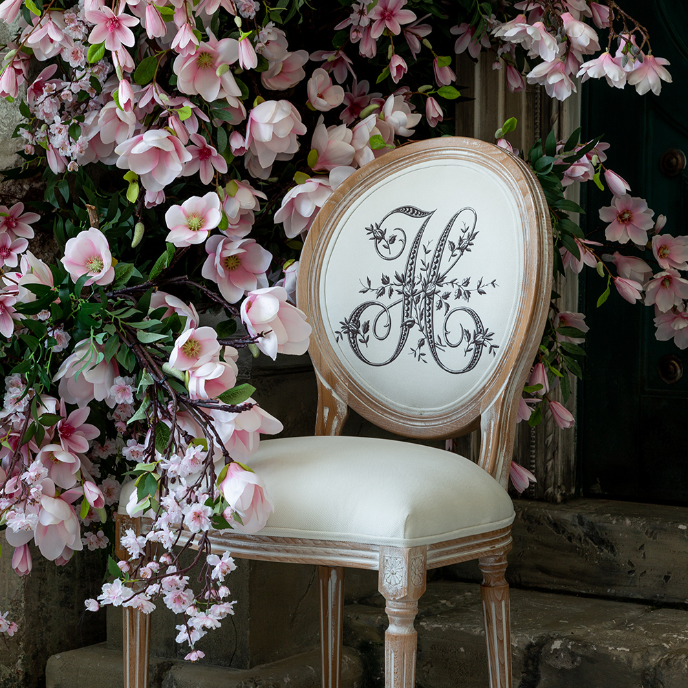 Стул Объект мечты Монограмма буквы H