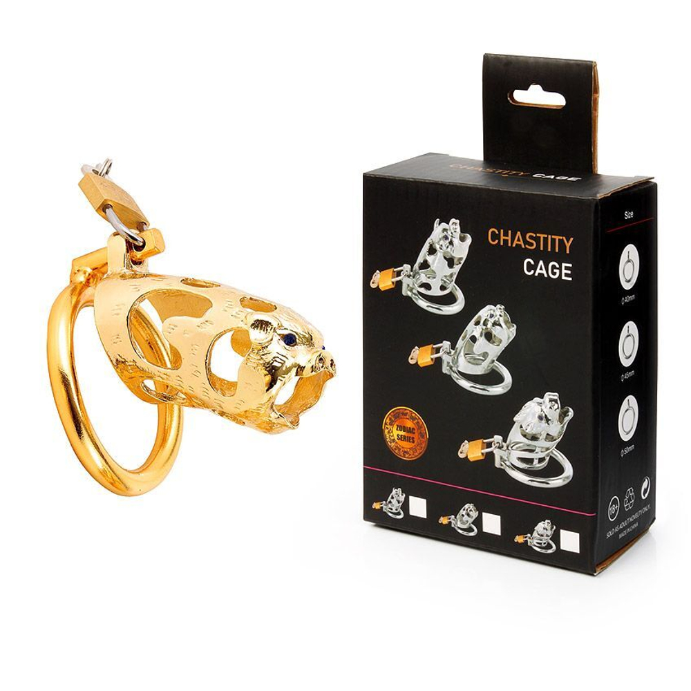 Золотистый сувенирный пояс верности в виде свиньи (Цвет: золотистый)