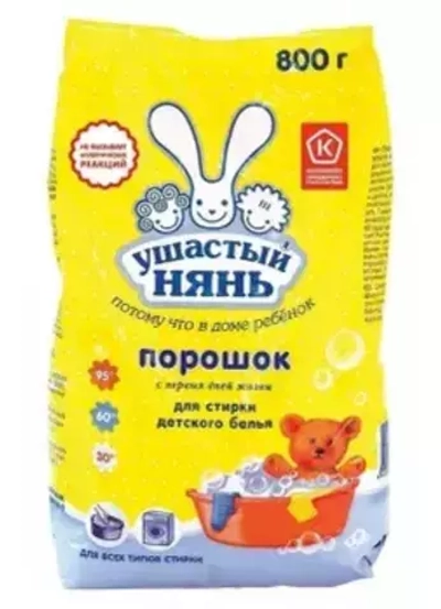 УШАСТЫЙ НЯНЬ Стиральный порошок  800гр УНИВЕРСАЛЬНЫЙ*16