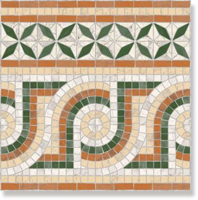 Декор Via Appia Cen. Nola Verde