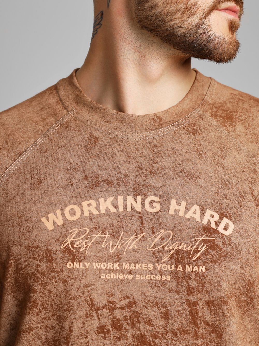 Фуфайка (футболка) мужская Сидней-5 Виотекс КОРИЧНЕВЫЙ