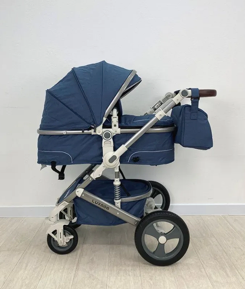 Детская коляска Luxmom 518 3в1 (синий)