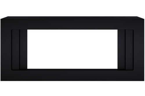 Каминокомплект Line 42 - Черный с очагом Vision 42 LED