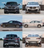 Обвес переделка для BMW X4 G02 в Рестайлинг М-пакет БМВ