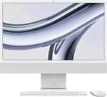 Apple A2874, iMac/24''/M3 Chip with 8-Core CPU and 8-Core Graphics/256GB SSD - Silver