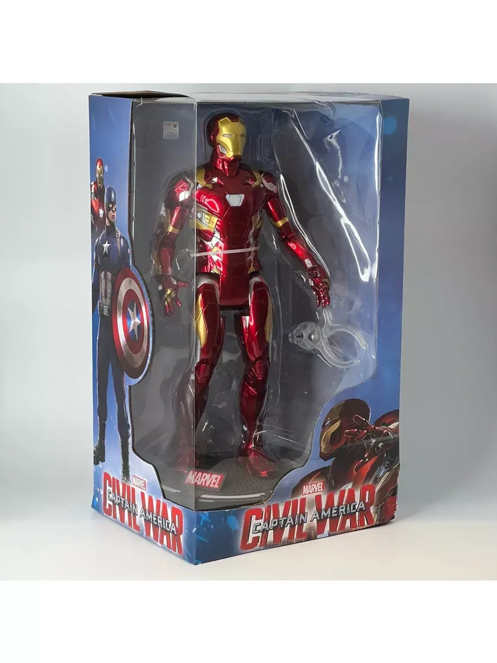 Фигурка Железный человек Marvel ZD Toys 1607-02 свет