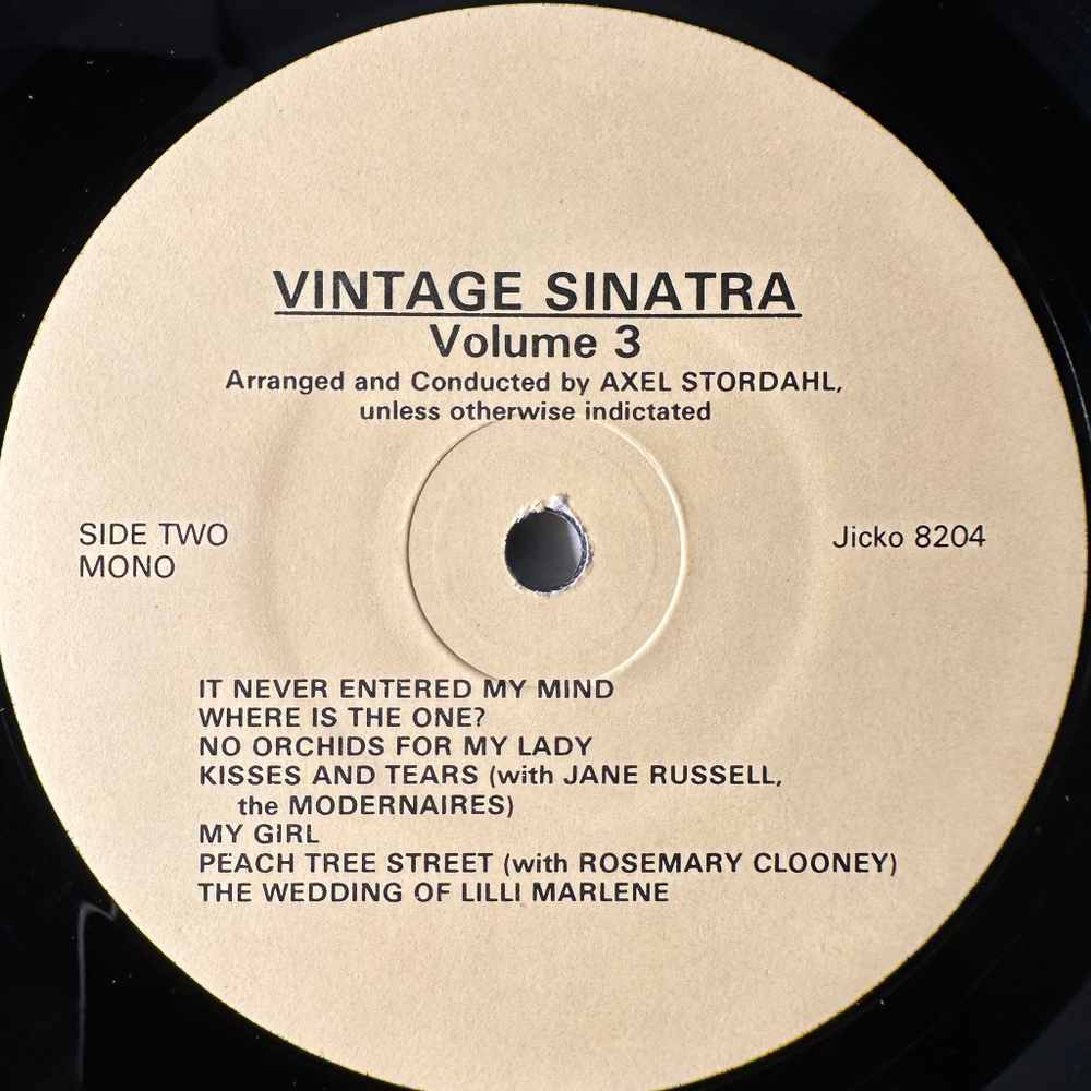 Frank Sinatra ‎– Vintage Sinatra Vol. 3 (США)