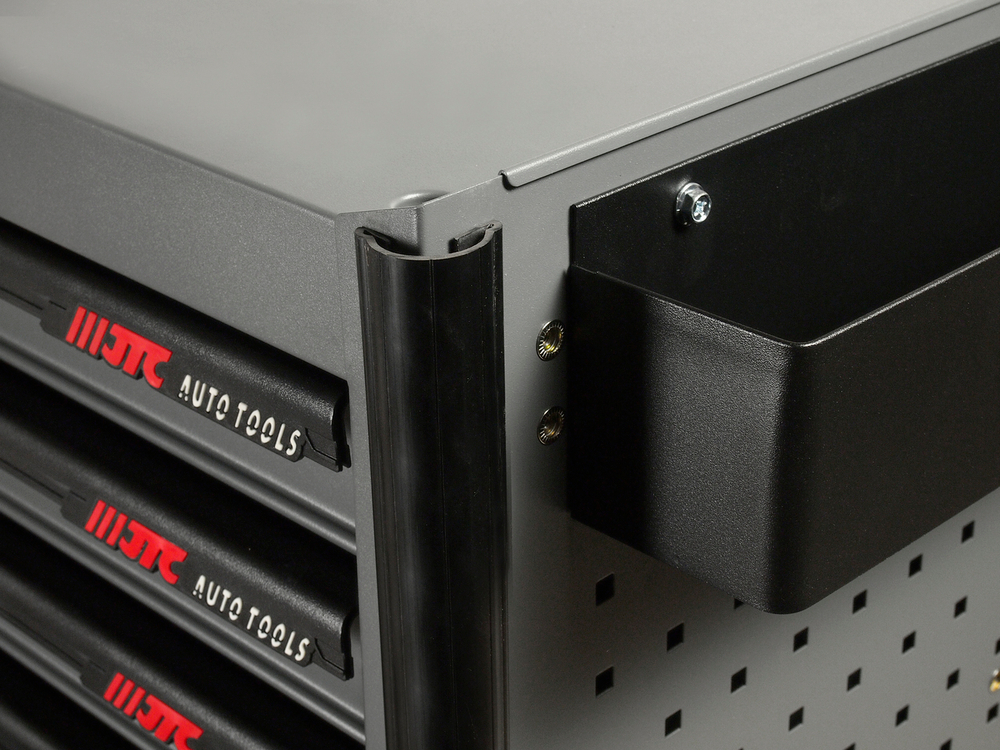 Тележка инструментальная 7 секций с полкой для тары (JTC-5637) JTC