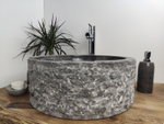Раковина из мрамора Drum Black Marmo DM-60207 45*45*17