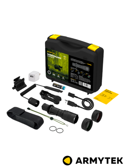 Фонарь Armytek Dobermann Extended Set. Белый свет