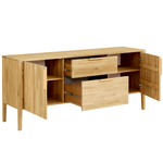 Тумба, 170х45х75, Розенбург, комод с ящиками, под телевизор, из массива дуба, MAKOSA