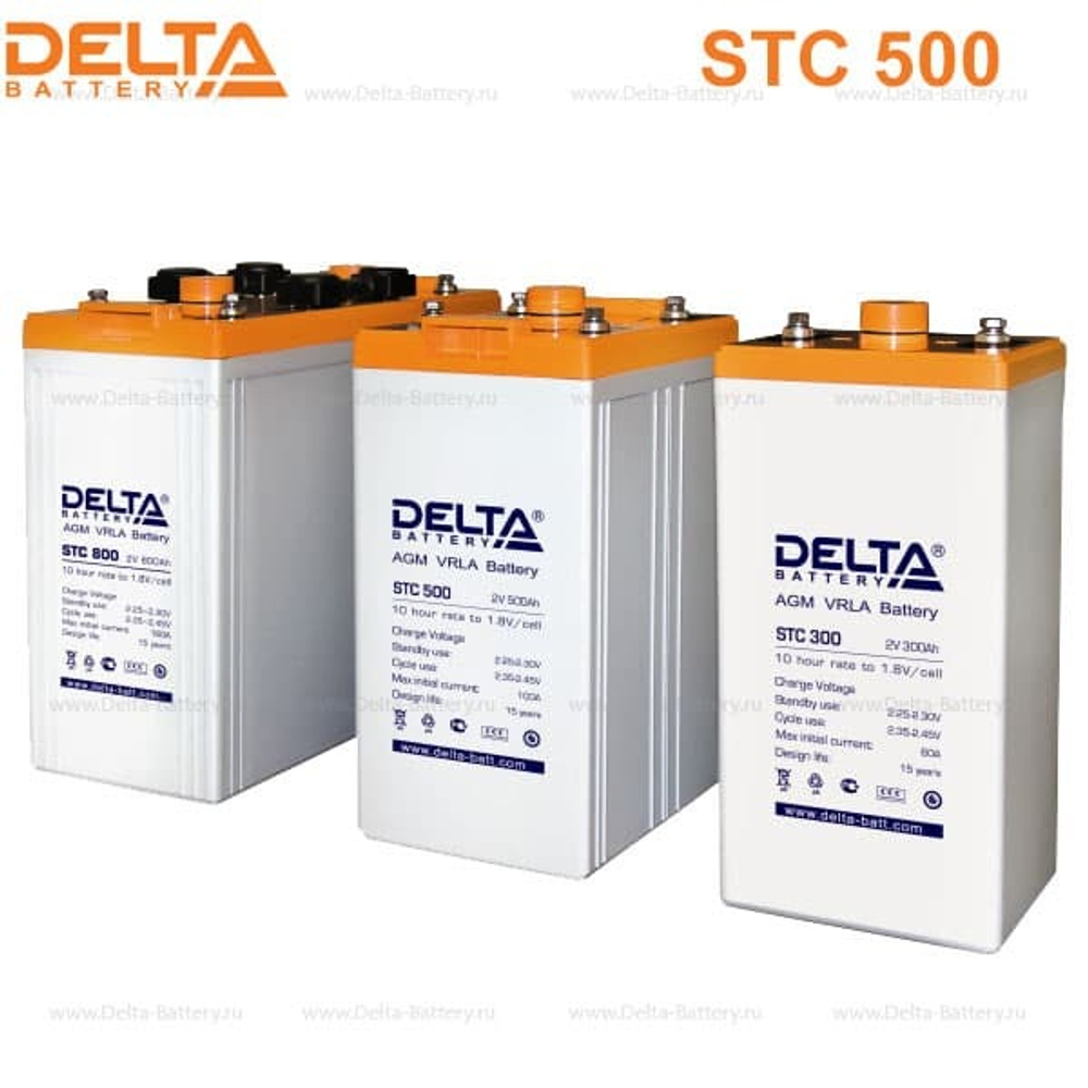 Аккумуляторная батарея Delta STC 500 (2V / 500Ah)