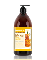 [NATURIA] Гель для душа МЕД и ЛИЛИЯ PURE BODY WASH Honey & White Lily, 750мл