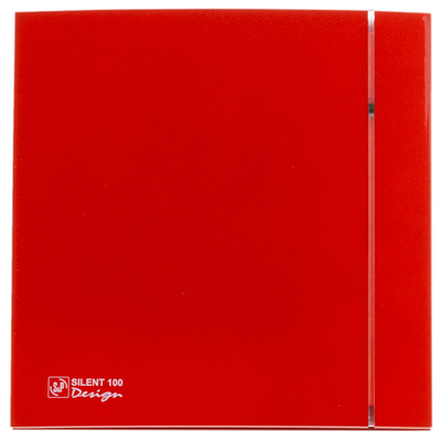 Накладной вентилятор Soler Palau SILENT-100 CZ RED DESIGN 4C