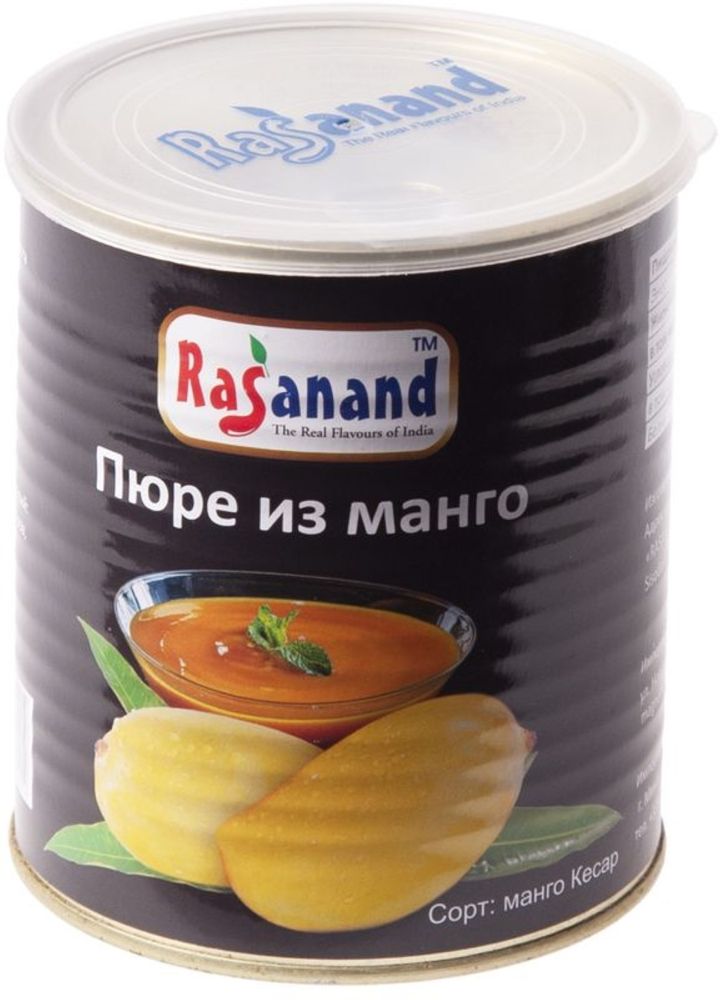 Пюре манго Rasanand Kesar Mango Pulp 850 г