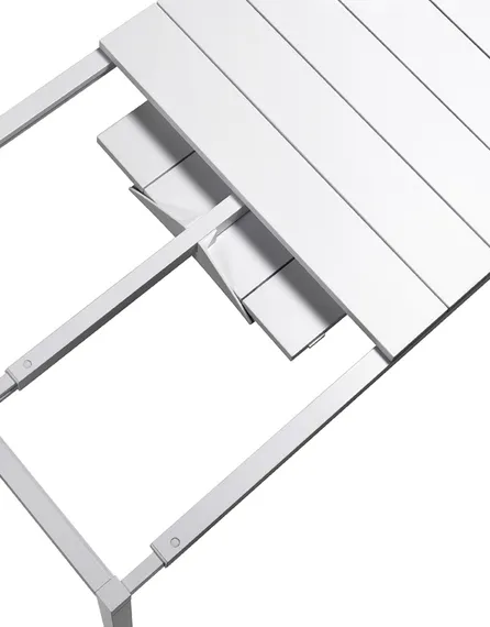 Стол пластиковый раздвижной Rio, 210-280х100 см, белый