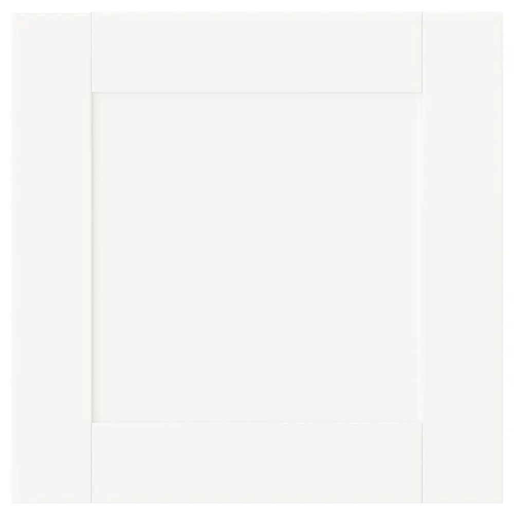 Дверца - SANNIDAL IKEA/ САННИДАЛЬ ИКЕА,  40x40 см, белый
