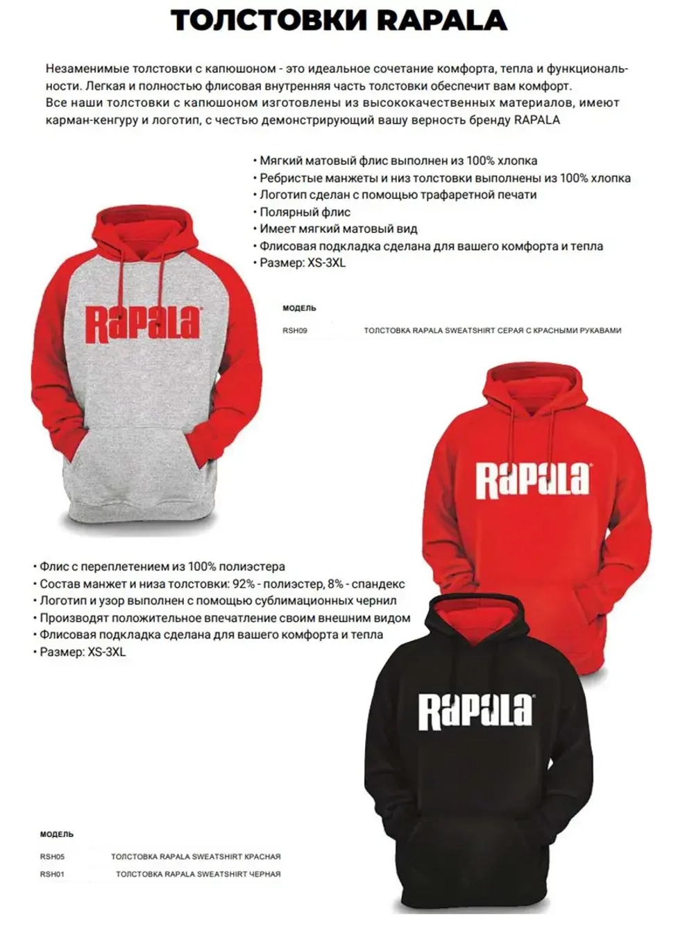 Толстовка мужская Sweatshirt черная