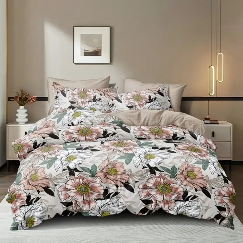 Постельное белье Евро поплин Павлайн Sweet Sleep Розалия с 2 нав. 50*70