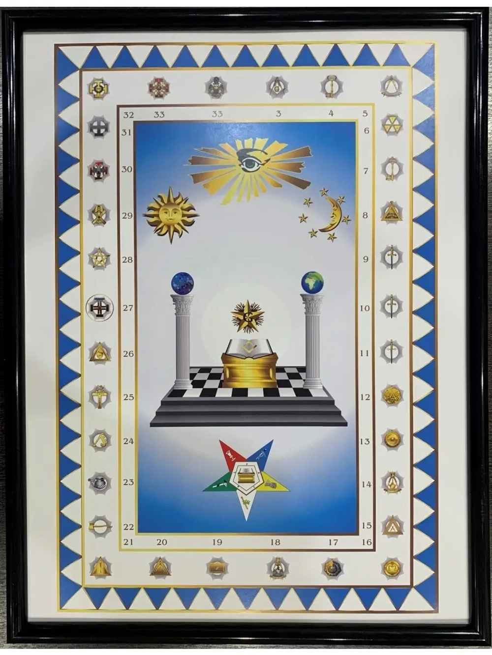 Постер Большой Масонский Алтарь