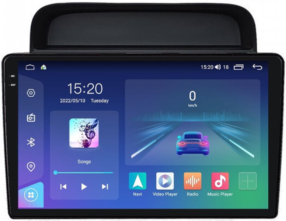 Магнитола для Toyota Land Cruiser 100, Lexus LX470 1998-2002 (климат на ШГУ) - Parafar PF449U2K на Android 13, QLED+2K, ТОП процессор, 8Гб+128Гб, CarPlay, 4G SIM-слот