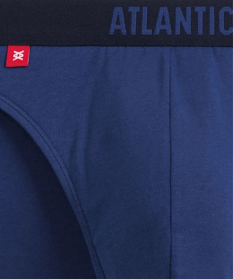 Трусы (5шт) мужские слипы спорт ATLANTIC 5SMP-004, светло-зеленый + темно-синий + светло-голубой + индиго + темно-голубой