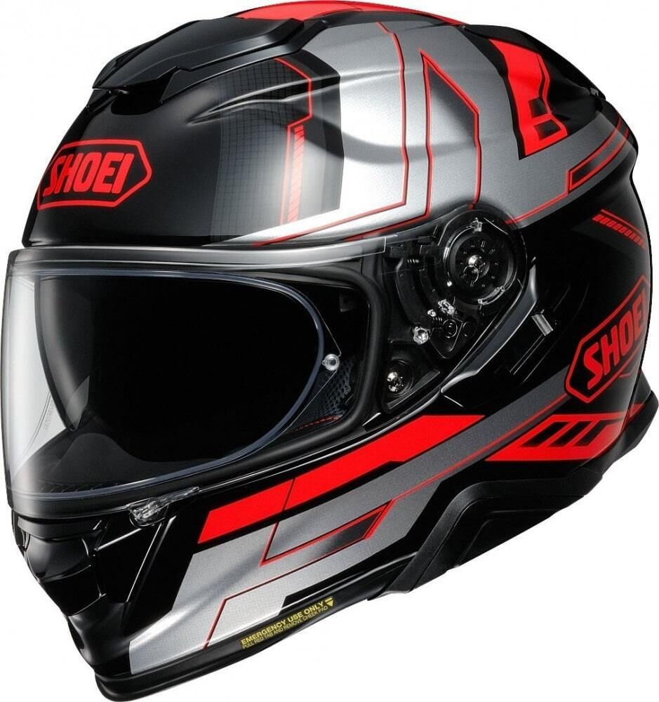 SHOEI Мотошлем для туризма GT-Air 2 APERTURE красно-черно-серый (Япония)