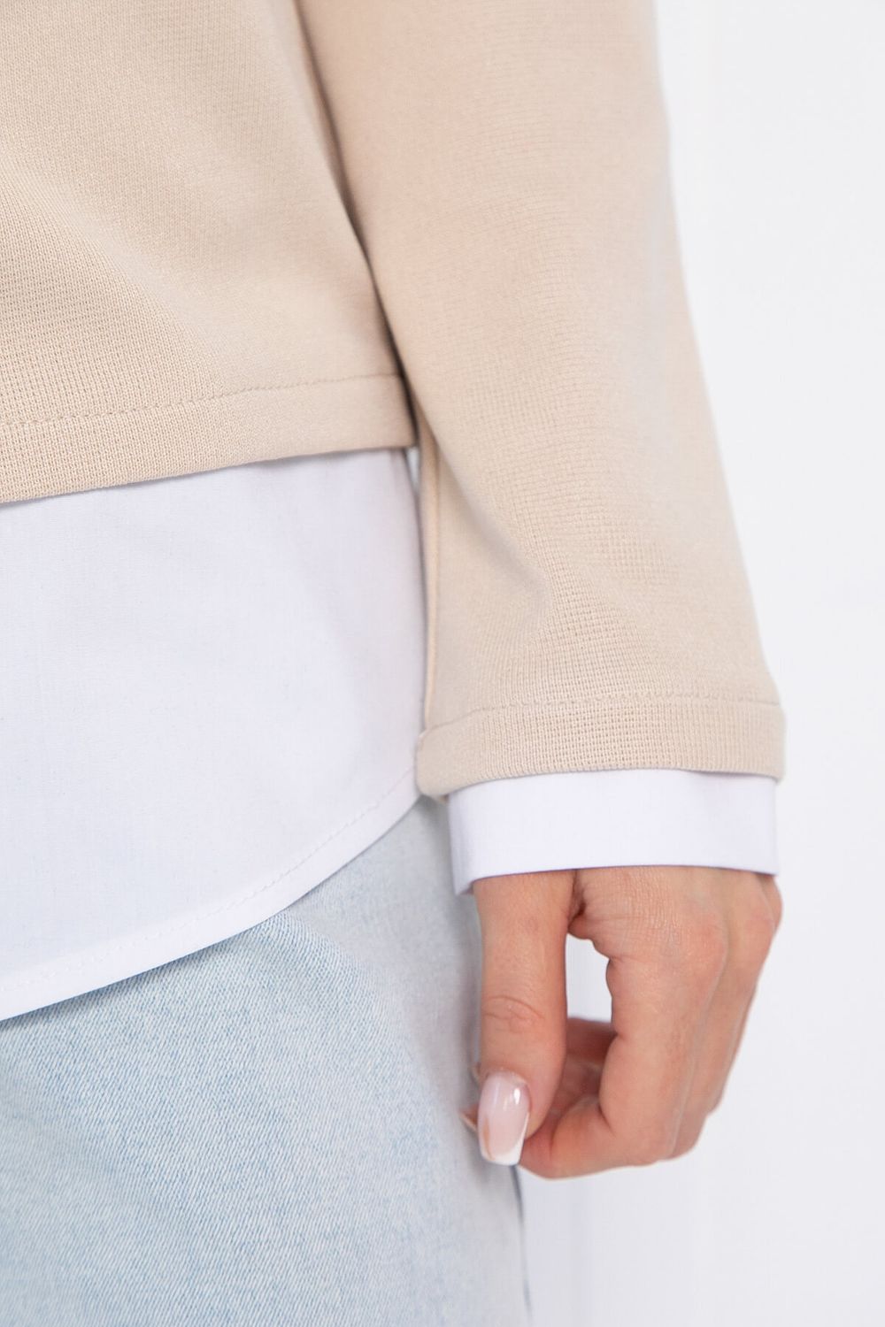 Пуловер На высоте (крем-брюле) Б12758-12М LT Collection