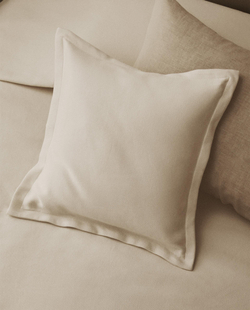 Zara Home наволочка декоративная из хлопка, экрю, 50x50 см